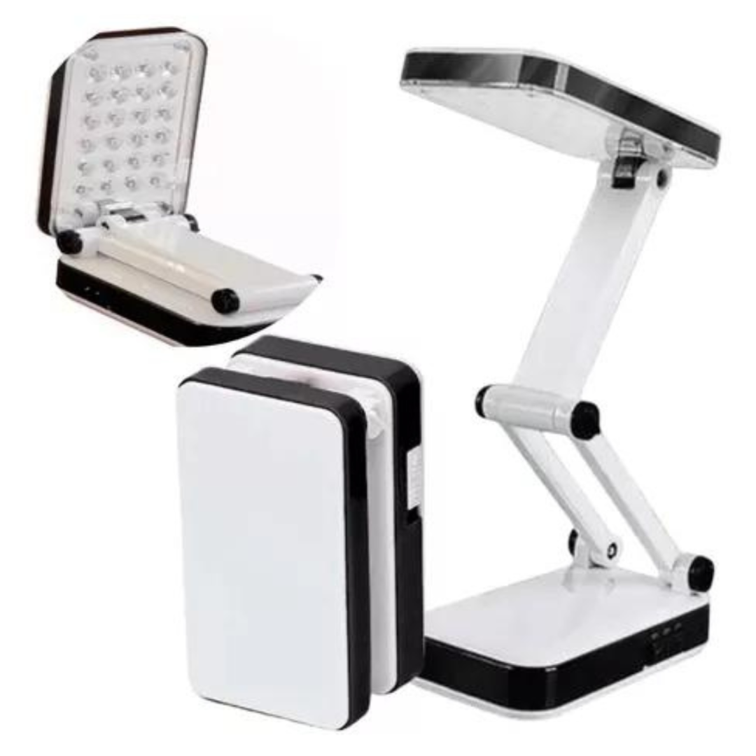 Luminária Luz De Mesa P/ Leitura Led Recarregável
