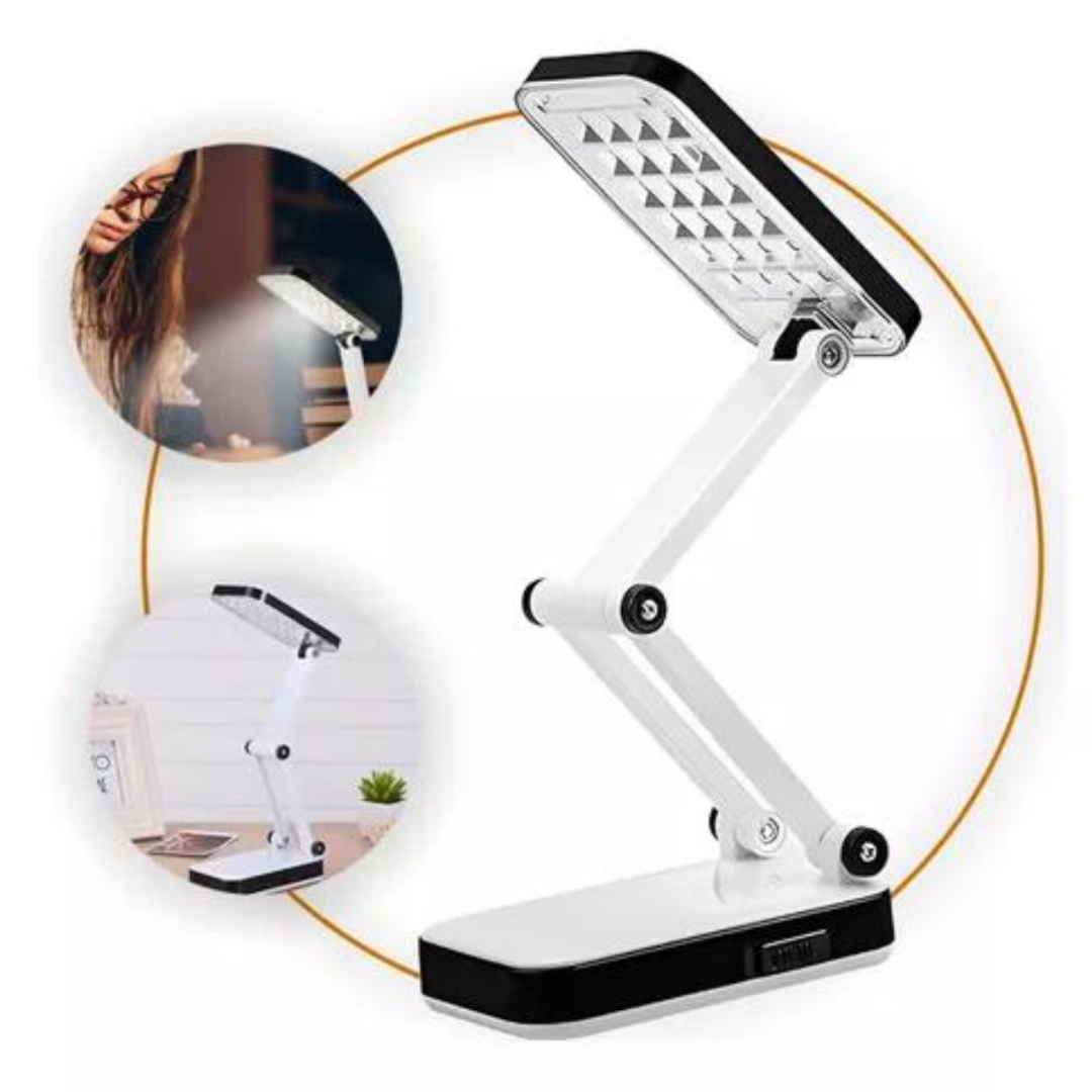 Luminária Luz De Mesa P/ Leitura Led Recarregável