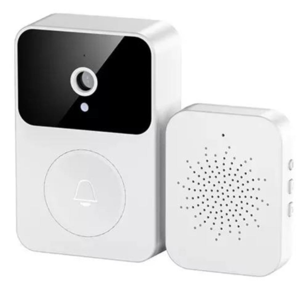 Campainha Interfone Inteligente Camera E Audio Wi-fi Sem Fio