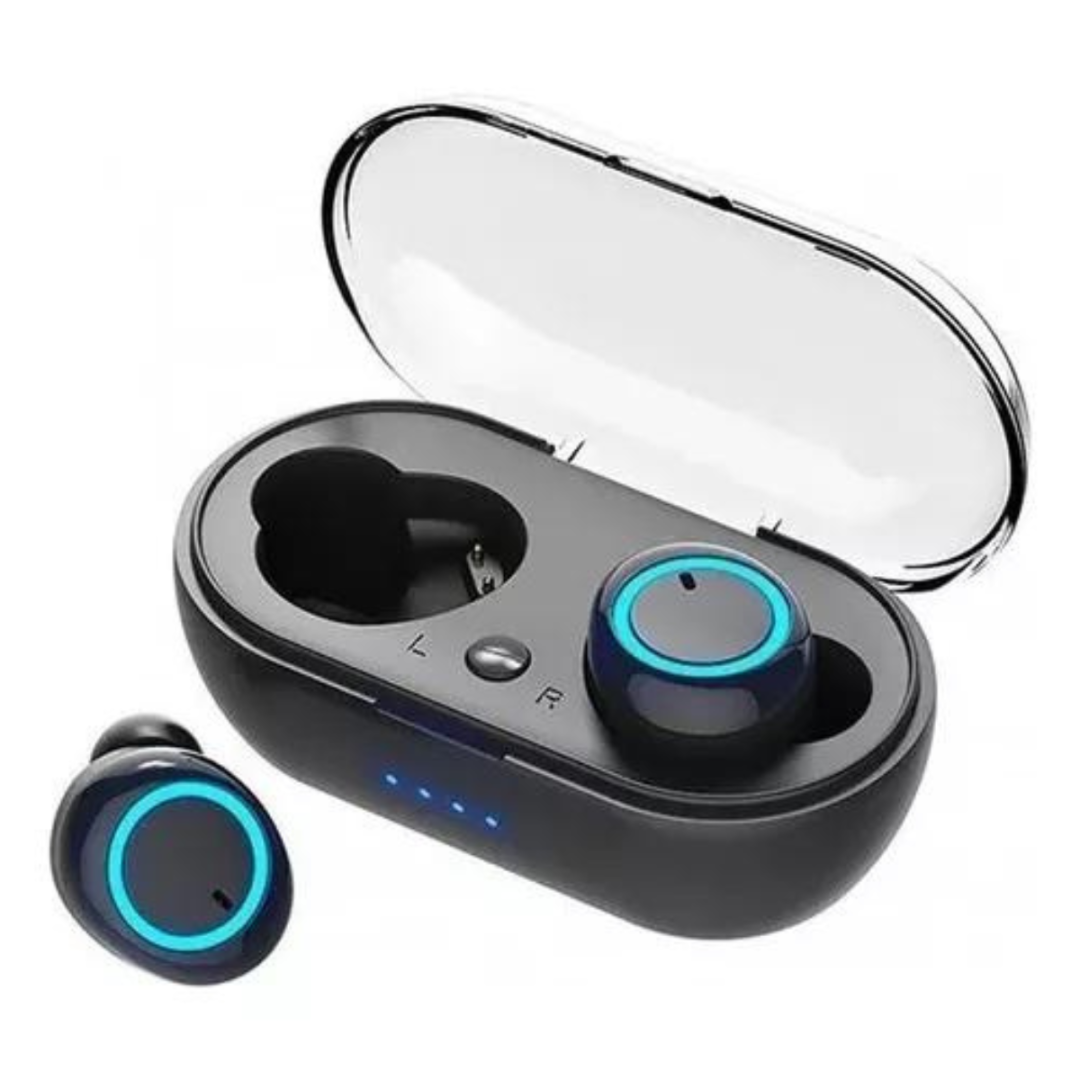 Fone De Ouvido Sem Fio Bluetooth 5.0 In-ear Tws Hmaston Cor Preto