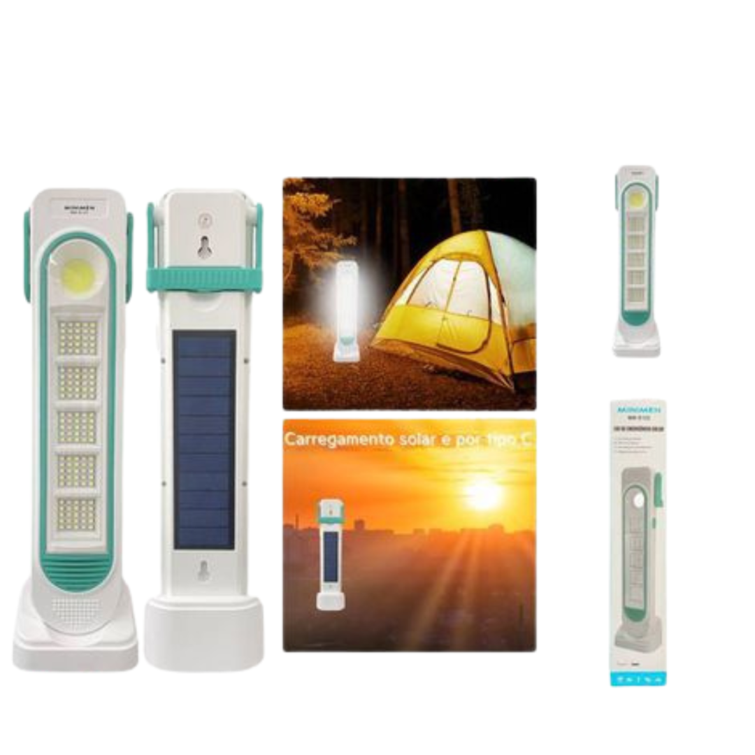 Luz de Emergência Carregada via Energia Solar
