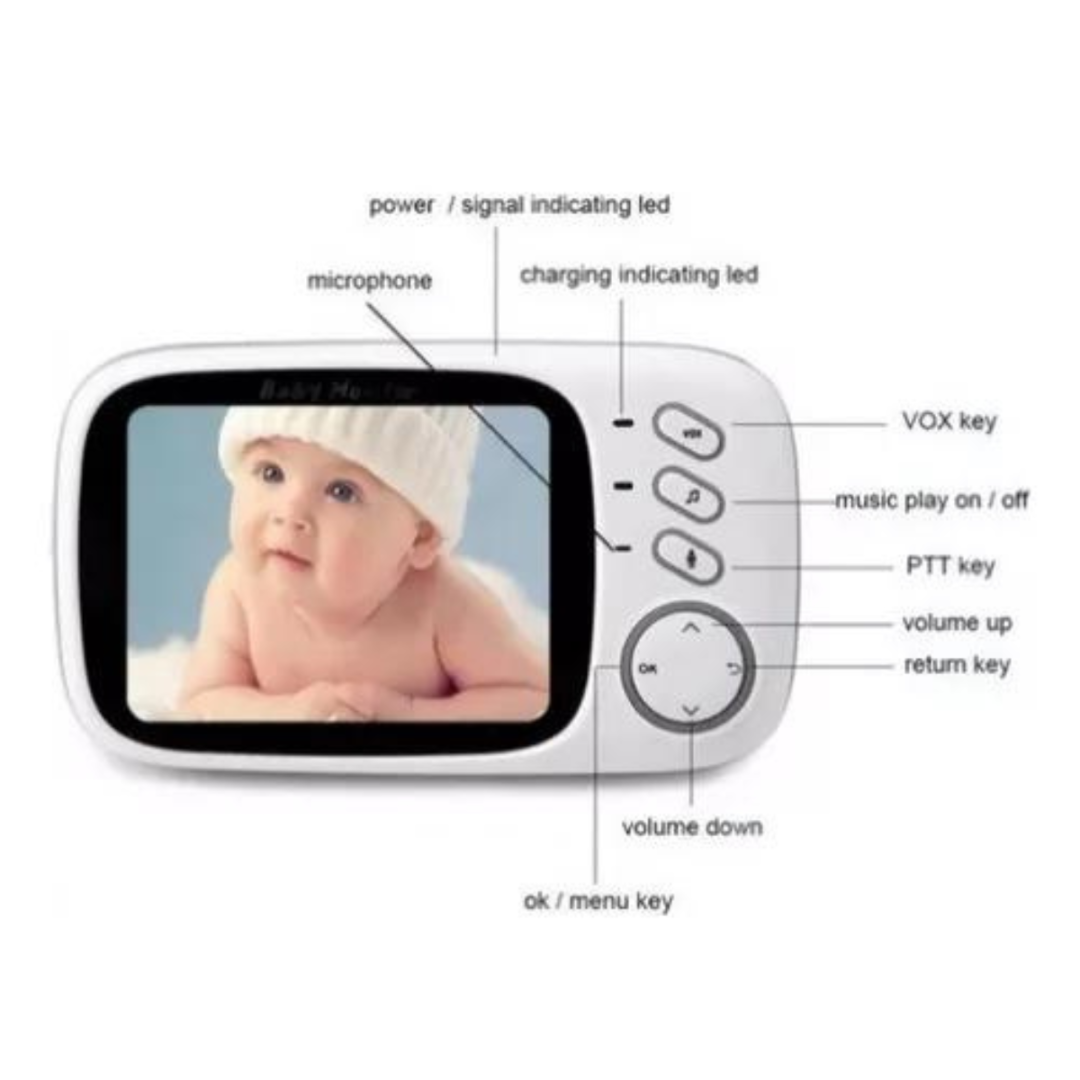 Baby Monitor VB603 baba eletrônica com monitor 110V/220V color blanco