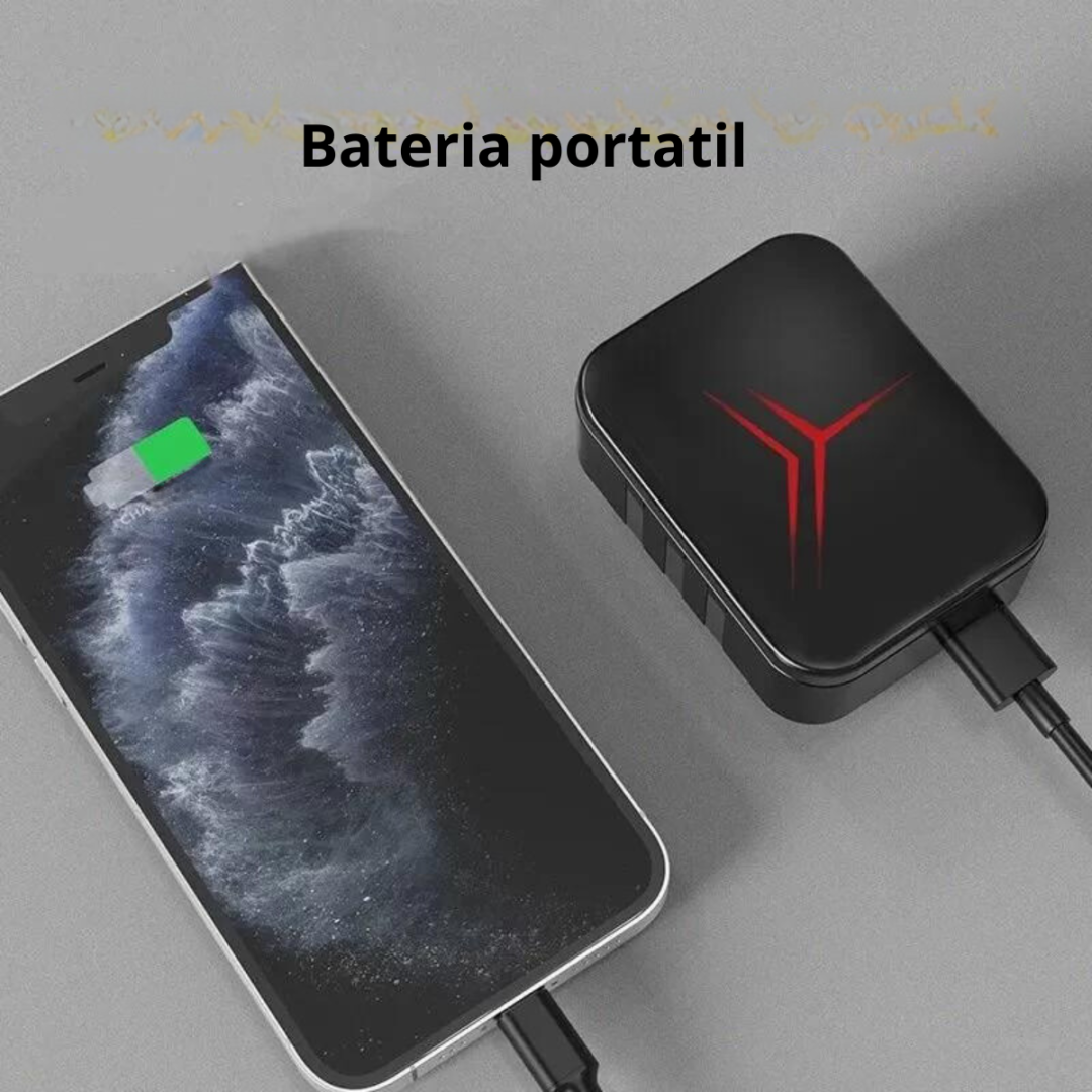 Fone Gamer S/ Fio Bluetooth com Função Carregador Portátil 2000mAh