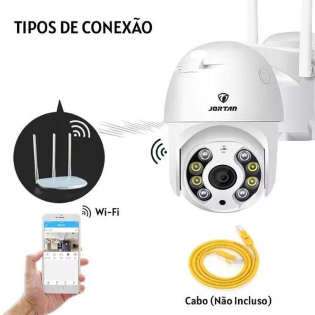 Câmera Segurança Ip Wifi Full Hd 1080p Infravermelho