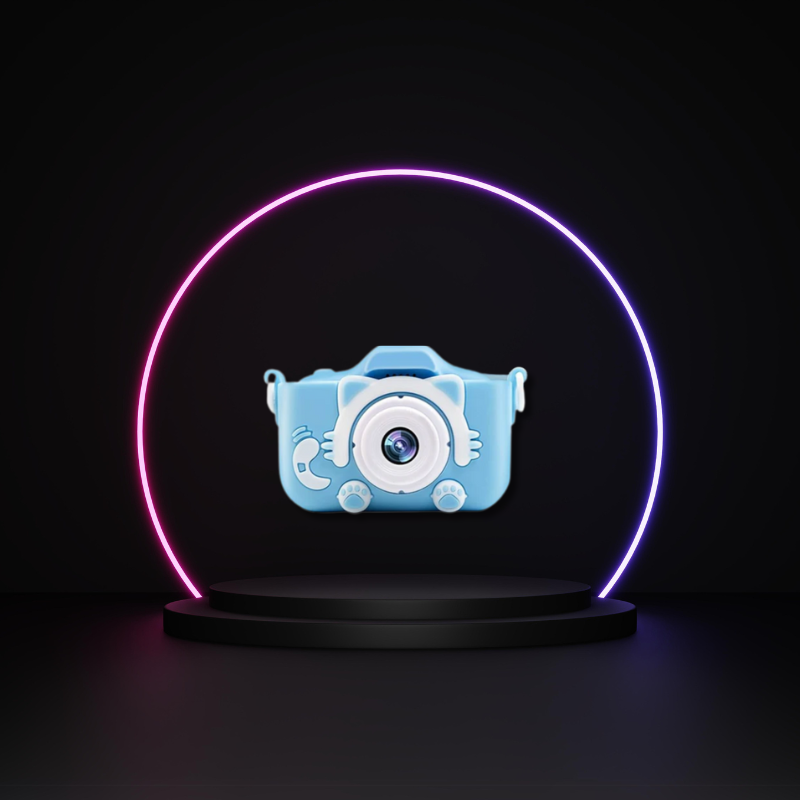 Câmera Fotográfica Infantil Digital 1080p Com Capa e alça