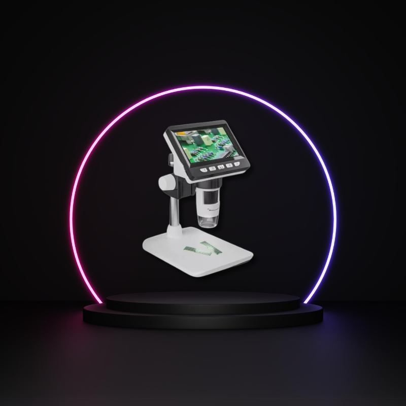 Microscópio digital com ampliador 1000x 1080p 4.3 Polegadas