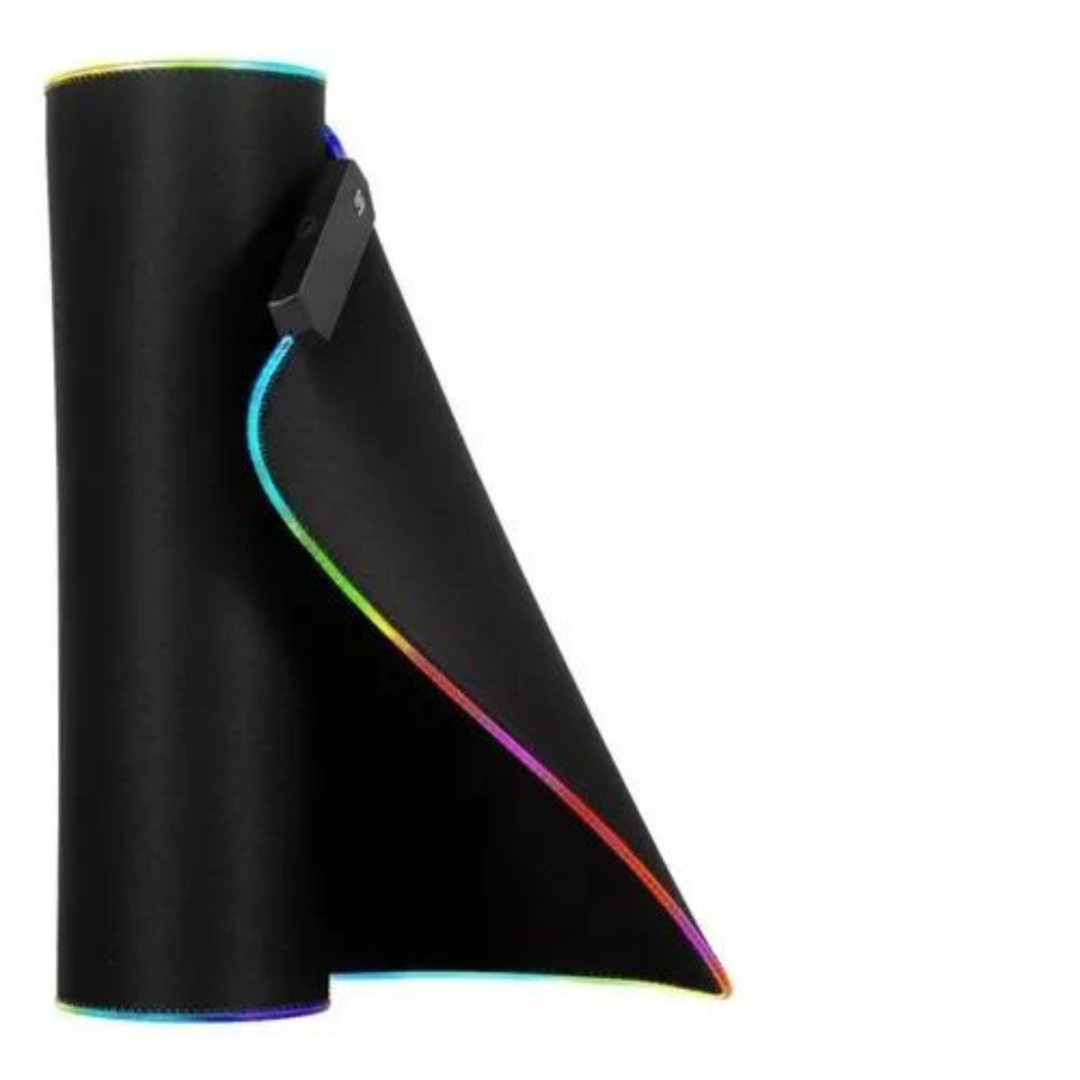 Mouse Pad Gamer Extra Grande Led Rgb Antiderrapante
