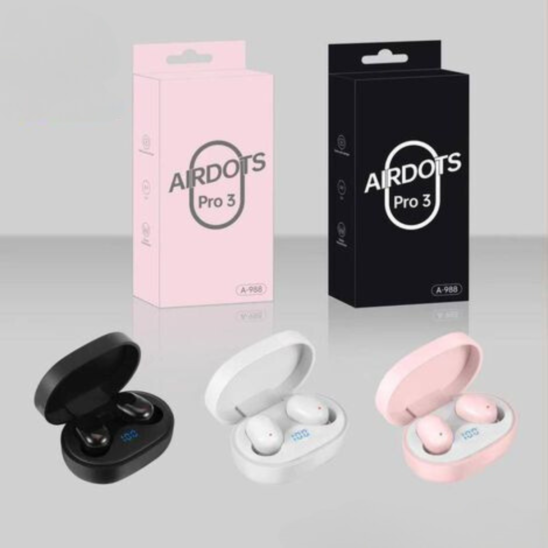 Fone De Ouvido Stereo Airdots Pro 3 Tws Bluetooth Bt 5.0 Bass