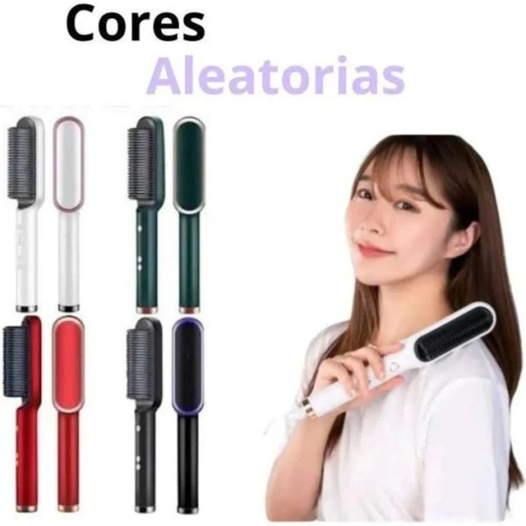Escova Alisadora 5 Em 1 Temperatura Ajustável 110v/220v