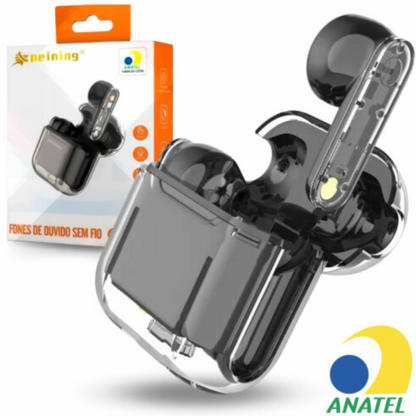 Fone Transparente Bluetooth