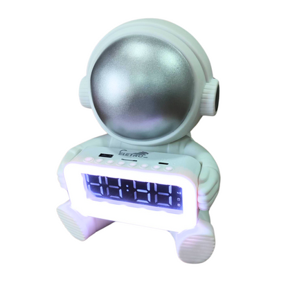 Caixa De Som Astronauta Com Relógio 30w