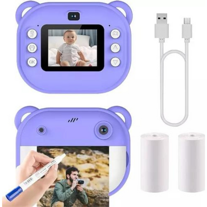 Câmera Instantânea Infantil Filmadora Full Hd Divertida Jogo
