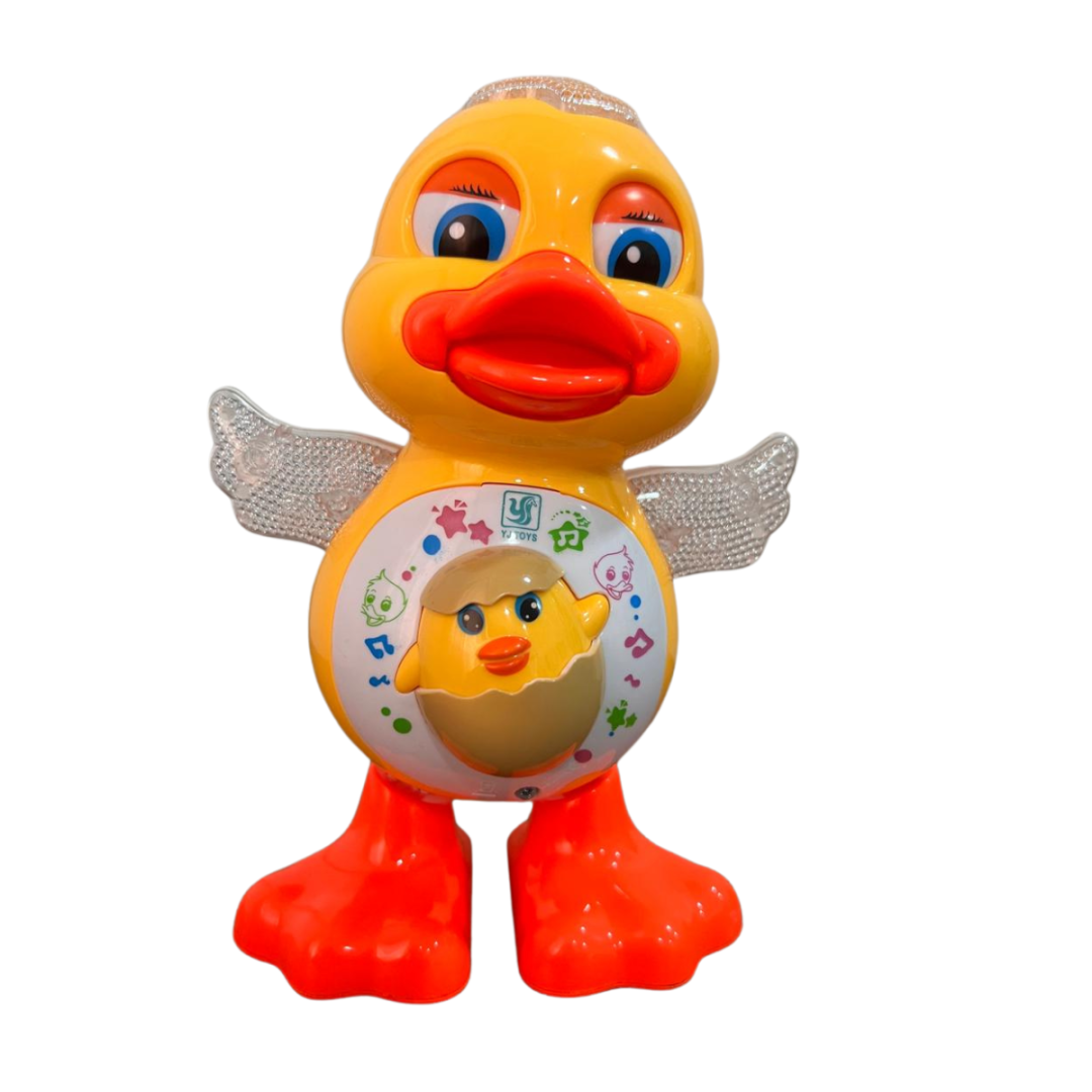 Patinho Dançarino Infantil C/ Som E Luz