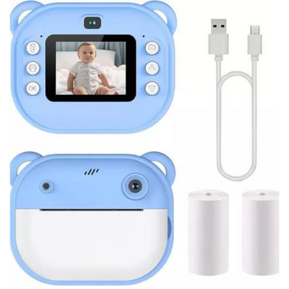 Câmera Instantânea Infantil Filmadora Full Hd Divertida Jogo