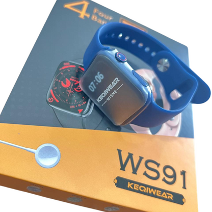 Relógio Smartwatch WS91+ 4 Pulseiras