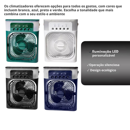 Mini Ar Condicionado Climatizador De Ar Frio Portátil Usb