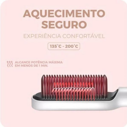 Escova Alisadora 5 Em 1 Temperatura Ajustável 110v/220v