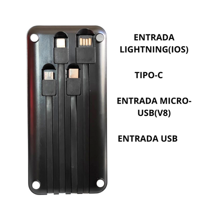 Carregador Portátil 10000mAh C/ Suporte Celular