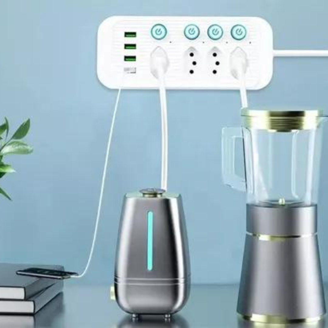 Extensão 4 Tomadas Com Botão On/Off Bivolt