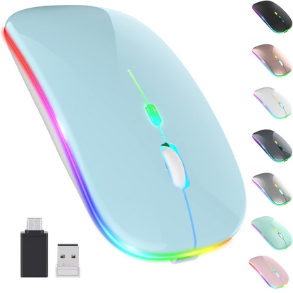 Mouse Sem Fio recarregável USB (SORTIDO)
