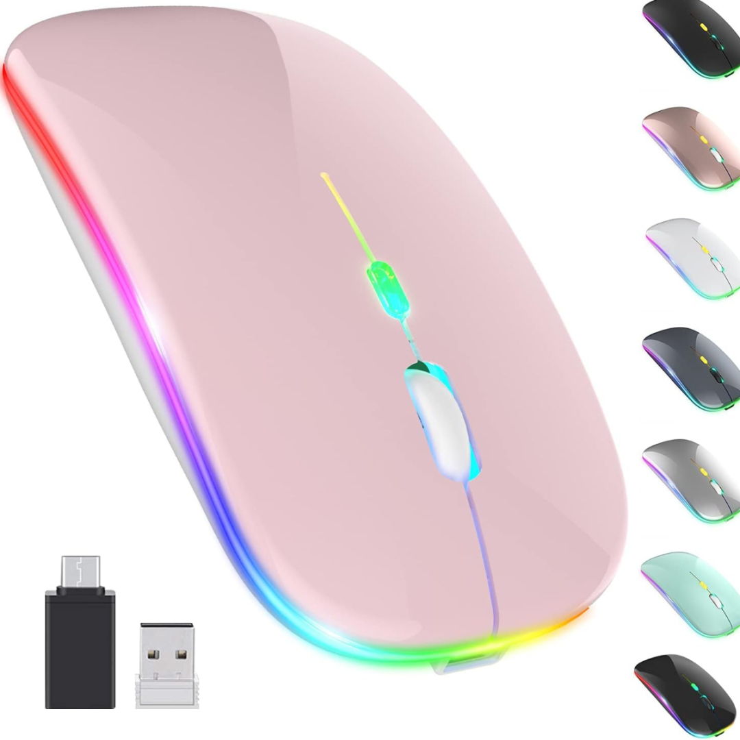 Mouse Sem Fio recarregável USB (SORTIDO)