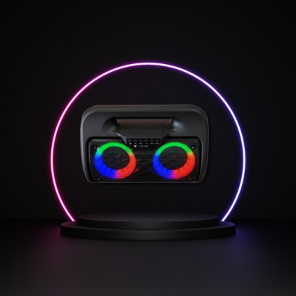 Caixa De Som Amplificada Wireless Speaker Kts 1267 Bluetooth Cor Preto