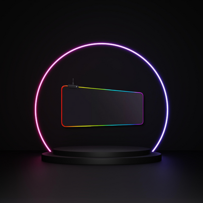 Mouse Pad Gamer Extra Grande Led Rgb Antiderrapante