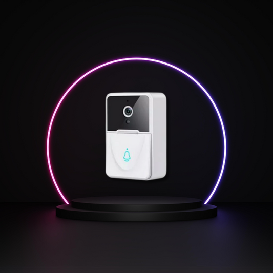 Campainha Interfone Inteligente Camera E Audio Wi-fi Sem Fio
