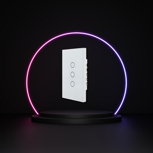Interruptor Inteligente Wifi 3 Botões Led Alexa Google Home